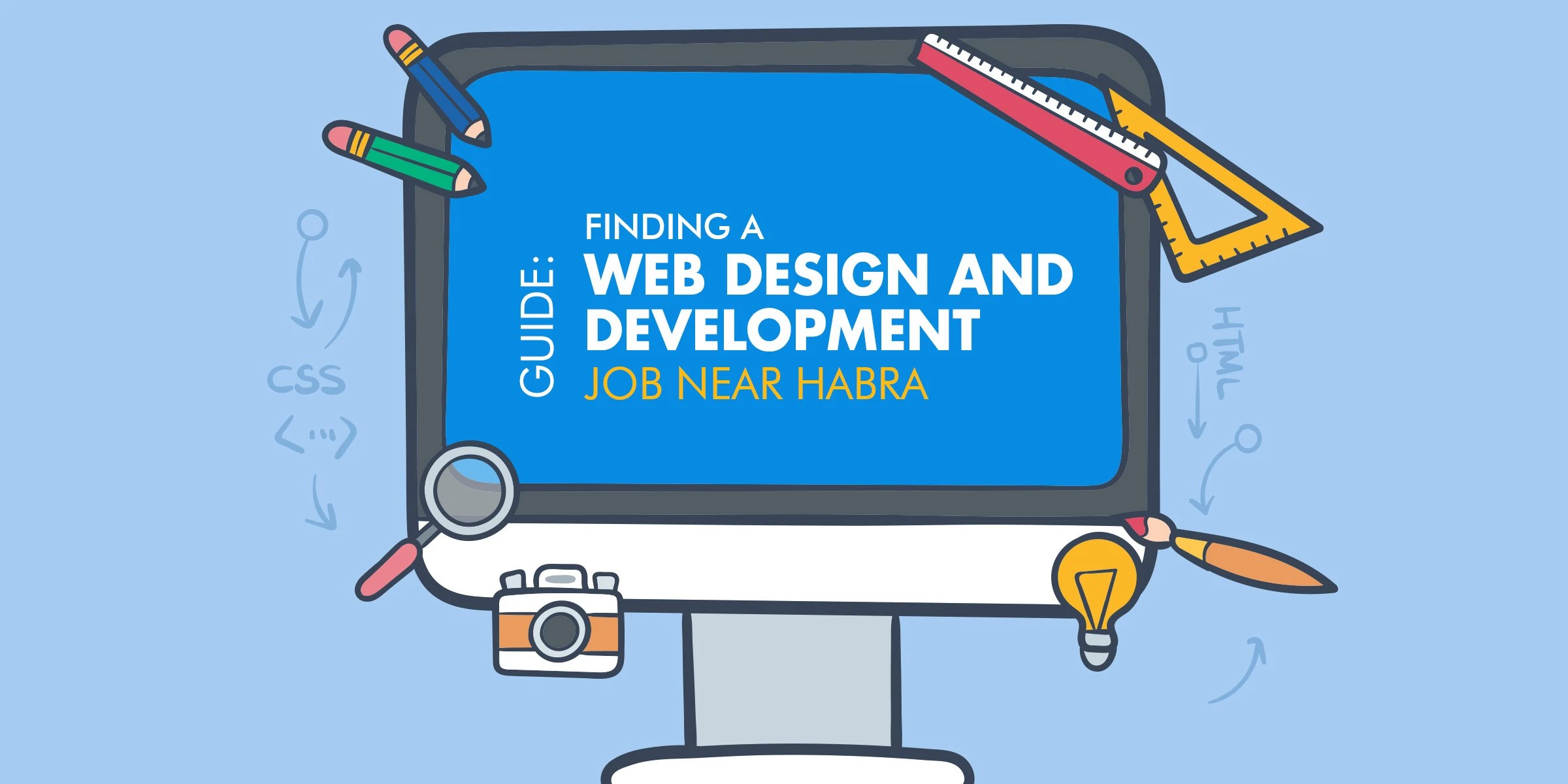 finding a web design and development job near habra